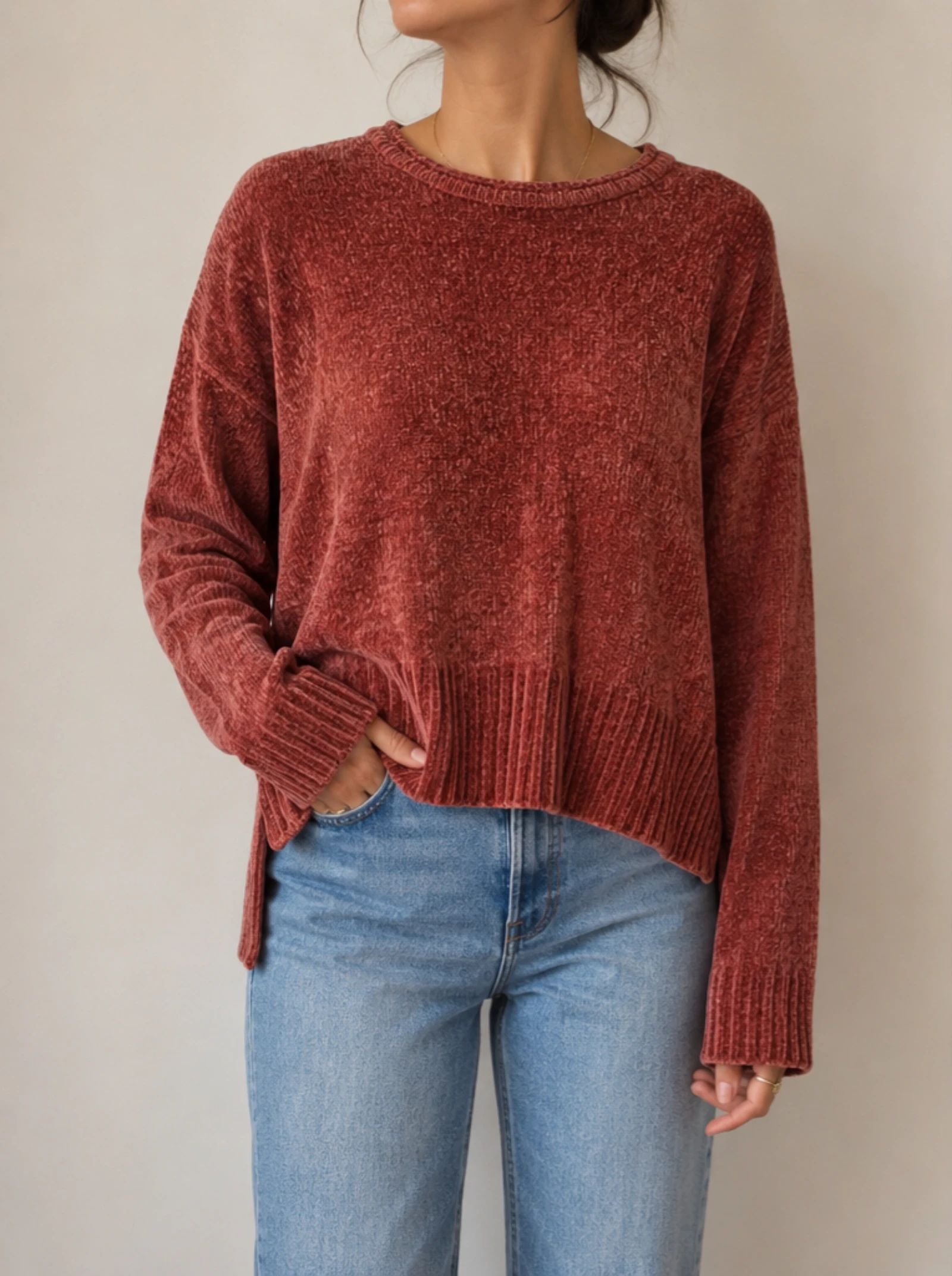 🍂Camisola bordeaux tamanho xs | essentials MO 🍂